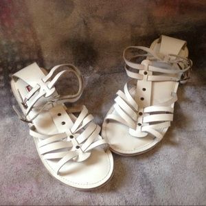 Vintage Gladiator Sandals Boho Festival Shoes Sz 6